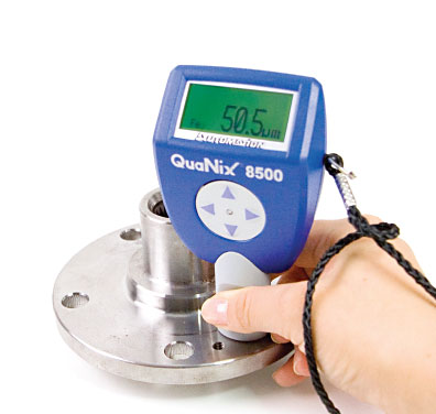 QN-8500-FN 철/비철 겸용 도막두께측정기 범위 0~2000um, Automation, Qnix, 두께측정