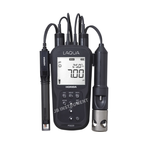 PD220-K 휴대형 다항목 측정기, 수소이온농도, 산도측정, pH/DO(용존산소) 측정, 호리바 Horiba