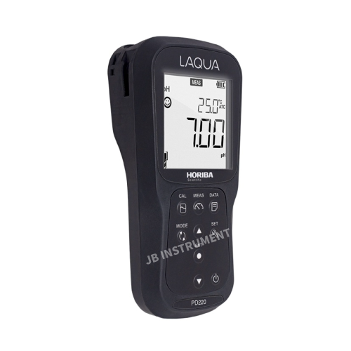 PD220-K 휴대형 pH 측정기, 수소이온농도, 산도측정, pH/DO(용존산소) 측정,범위 0-14pH, 호리바 Horiba