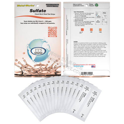 S30P-Sulf 황산염 Sensafe 검사키트 범위 0, 250, >500 mg/L, 30회측정, ITS, 481200