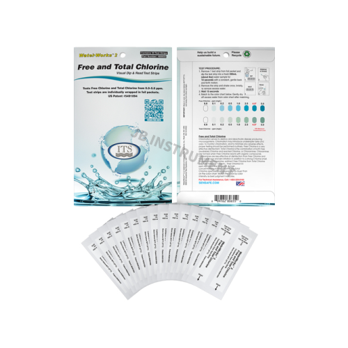 S30P-FTCl 총염소 Sensafe 검사키트 범위 0.0 ~ 5.0 mg/l, 50회 측정, ITS, 480655, Free & Total Chlorine