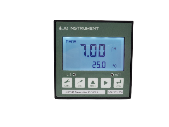 JB-100-OPS71 Chemical전용 pH측정기, pH Controller ,OPS71 pH전극, Wedgewood pH Sensor