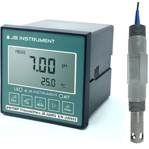 JB-100-12F 폐수처리공정 pH측정기,SP-12F-H pH전극