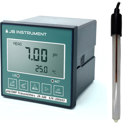 JB-100-GRN1 침적형 pH측정기,pH Controller,무보충형 GRN-1 전극, KRK pH Sensor