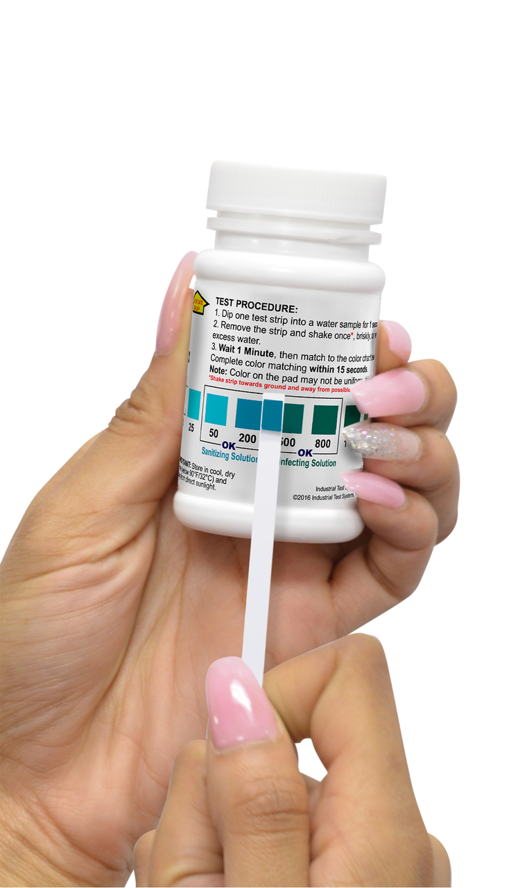 B50-FreeClH3 잔류염소 Sensafe 검사키트 범위 0 - 2000 mg/L 50회측정 ITS 480124