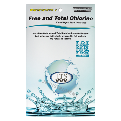 P30-FTCl 총염소 Sensafe 검사키트 범위 0.0 ~ 5.0 mg/l, 50회 측정, ITS, 480655, Free & Total Chlorine