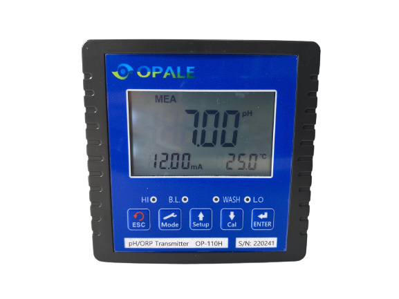OP-110H 수소이온농도 설치형 pH 측정기 판넬설치 산도측정 OPALE