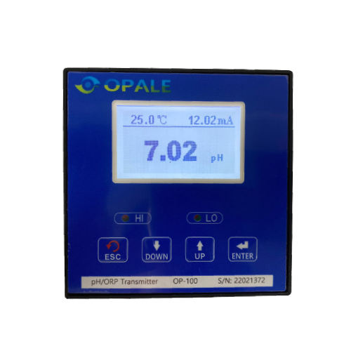 OP-100 수소이온농도 설치형 pH 측정기 판넬설치 산도측정 OPALE