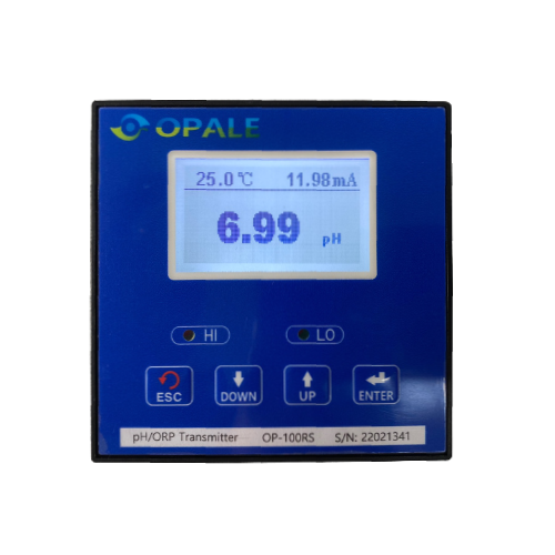 OP-100RS 수소이온농도 설치형 pH 측정기 판넬설치 산도측정 OPALE