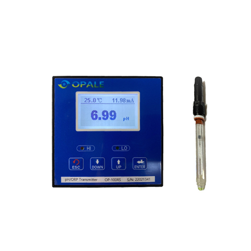 OP-100RS-i100 도금액 Chemical 전용 pH측정기 반 런던 pH전극