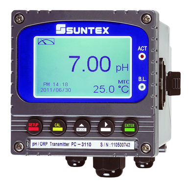PH-3110RS-S200C 설치형 pH측정기 판넬설치형 수소이온농도 Suntex