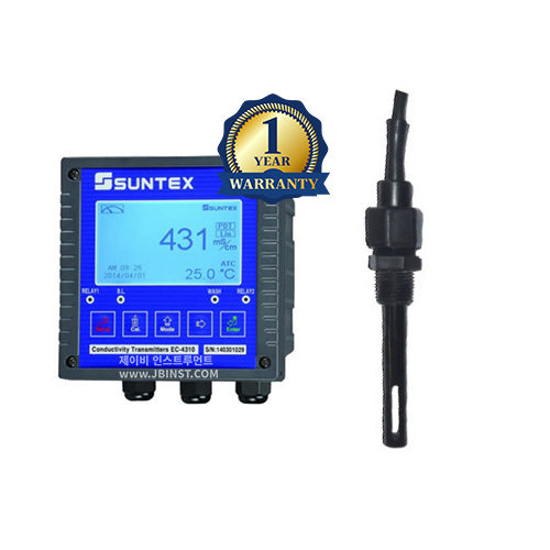 CON-4310-8-244-10, 공정용 설치형 전도도 측정기,Graphite 전극 SUNTEX