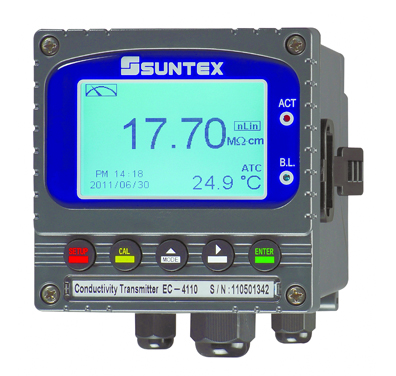 CON-4110-8-11-3, 순수용 설치형 전도도 측정기 SUNTEX