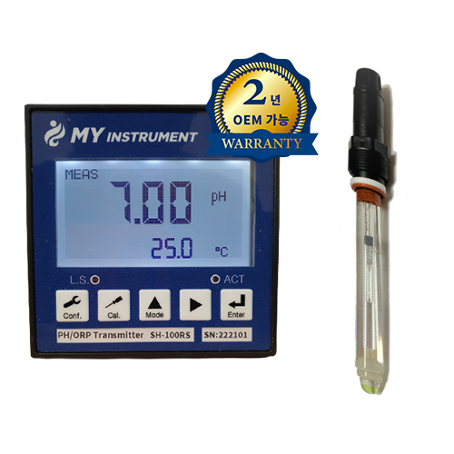 SH-100RS-1T00 도금액,고온,고압,Chemical 전용 pH측정기,I-1T00-S8-120 pH 전극, VAN LONDON pH Sensor