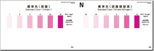 WAK-NO3 팩테스트, KYORITSU Packtest 질산염 질산성질소 간이키트