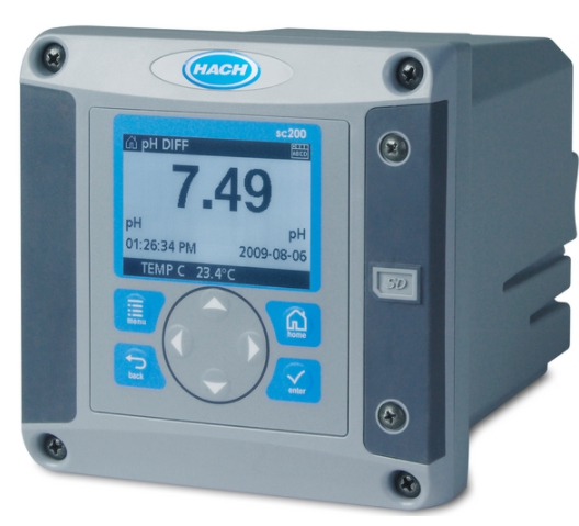 SC200-SpH10T 현장 설치형 인라인 하크 pH측정기 하수처리장,폐수처리장 공정용 pH METER