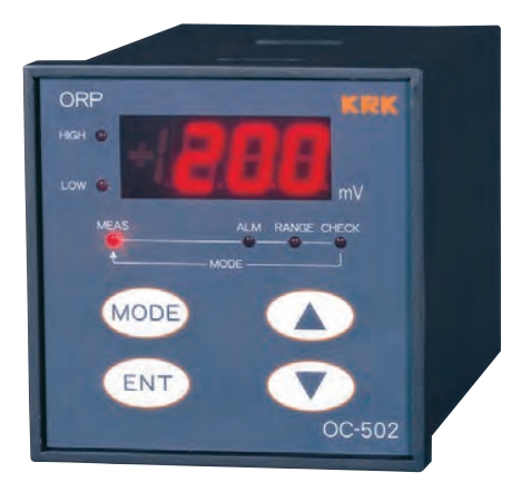 OC-502-MR KRK 인라인 ORP 측정기 오폐수처리장 전용 MR-1K ORP전극 산화환원전위 측정