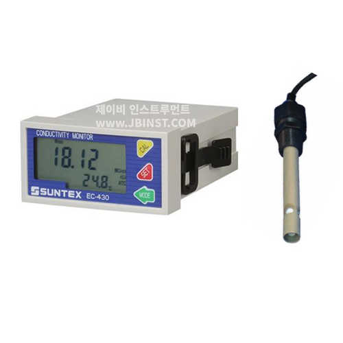 CON430-8-11-3 설치형 순수용 Suntex Pure water 전도도,비저항 측정기