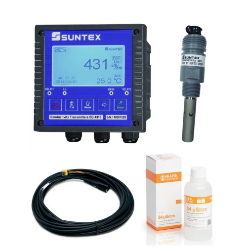 CON-4310-8-222, 설치형 순수전용 pure water 전도도,비저항 측정기 Suntex
