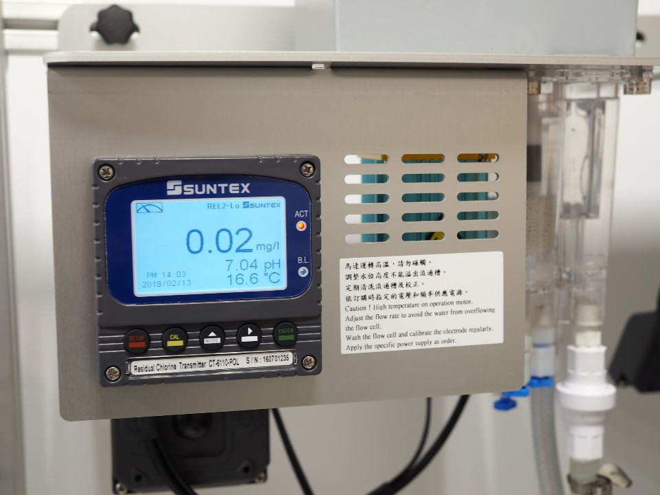 CT-6110-POL(pH)  온라인 설치형 잔류염소, pH 측정기 SUNTEX