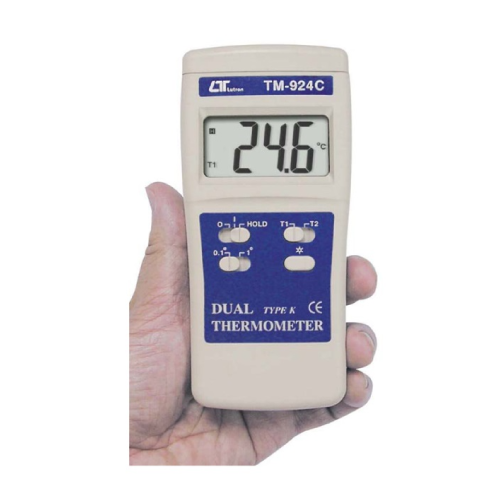 LUTRON TM-924C 온도측정기 루트론 휴대형 디지털 2채널 온도계