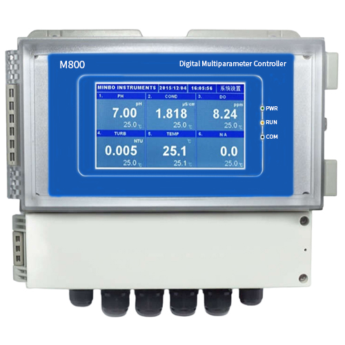 M800 온라인 디지털 멀측측정기, 다항목측정기 설치형 전도도 측정기