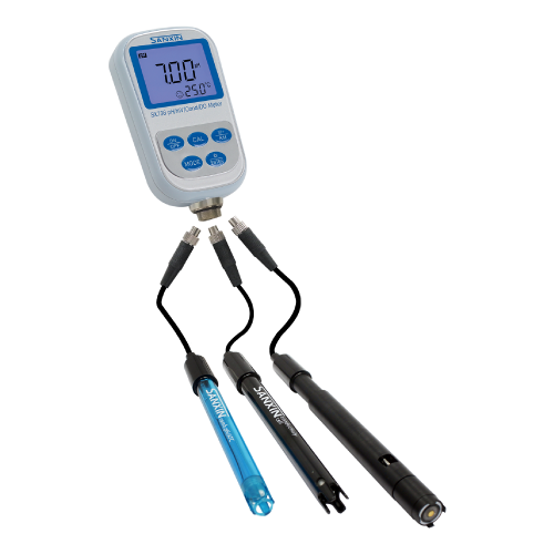휴대형 pH 측정기 SX736 pH,전도도,DO측정기 SANXIN