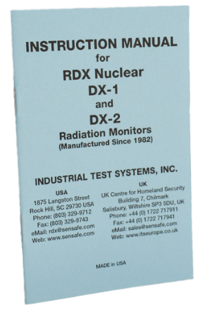 RDX-2 휴대용 방사선 측정기 감마선, 베타선, X선 측정