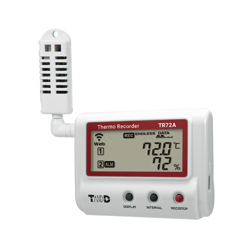 TR72A 온도계 무선 LAN, 블루투스,USB 연결 IoT 온도 및 습도 로거 TND