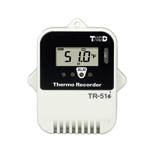 TR-51i 내부 센서 및 LED 알람 소형 방수 온도 로거 온도측정기 온도계 TND