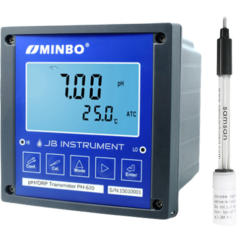 PH-620-SPH200V pH Meter, 무보충형 삼산 pH electrode