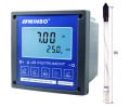 PH6100D-GR1B pH 컨트롤러 설치형 MINBO 수소이온농도 측정기 셋트