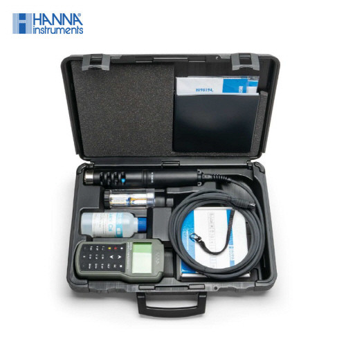 휴대형 TDS 측정기 HI-98195 HANNA, pH/ORP/전도도/염분/온도 측정 HI98195