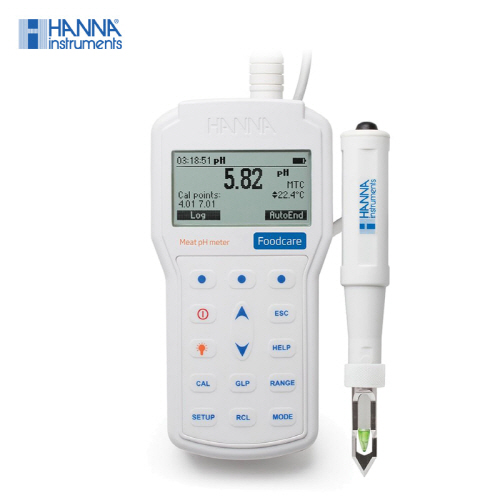 HI-98163 휴대용 pH 측정기,HANNA, 육류, pH 측정기, HI98167