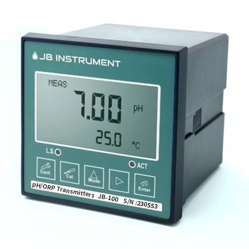 JB-100-MG1312 설치형 pH 측정기, 고온용pH측정기, MG-1312 pH 전극, MINBO pH Sensor