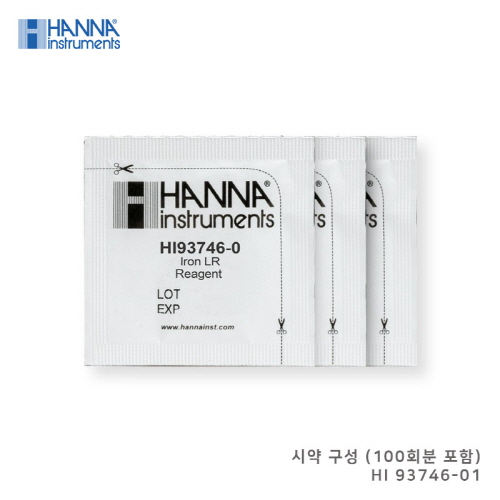 HI-96746, 철 이온 비색계, 철 측정, IRON,LR, HANNA, HI96746