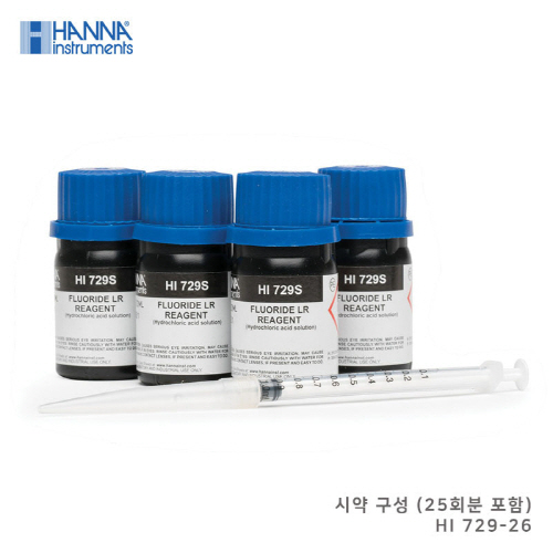 HI-729, 불소 Checker, 불소 측정, Fluoride, LR, HANNA, HI729