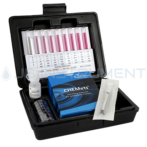 K-2520A 총염소 테스트키트 Chlorine (free & total) Test Kits Chemetrics