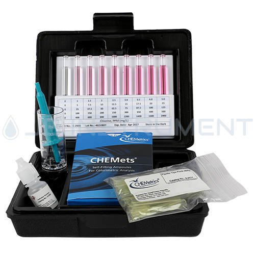 K-2520B 총염소 테스트키트 Chlorine (free & total) Test Kits Chemetrics