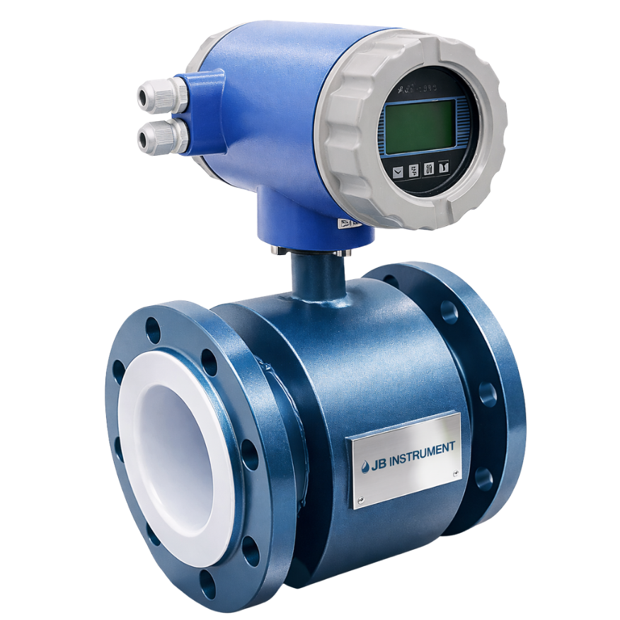 WFD-40FA, 일체형 전자유량계, 40A, 라이닝 PTFE, 전극 SUS316L